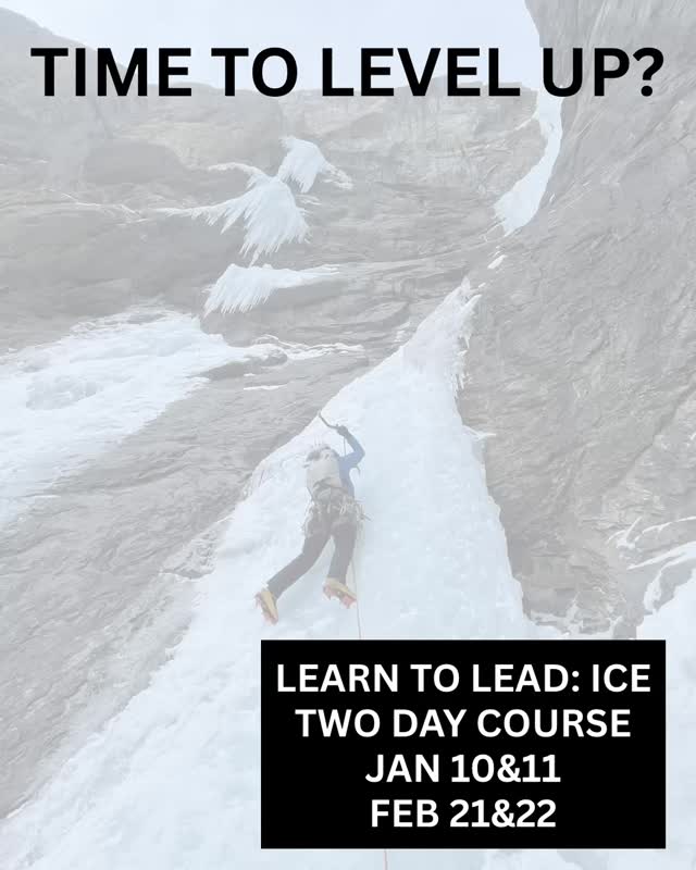 Link in Bio. 

Why hire an MMG guide? Reason #1:
@mooneymountainguides has certified guides. 
@alextmtnguide AMGA/IFMGA Certified Mountain Guide 
@laurie_wattclimbs AMGA Certified Ice Instructor and Single Pitch Instructor
@tedclimbz AMGA Certified Ice Instructor and Rock Instructor