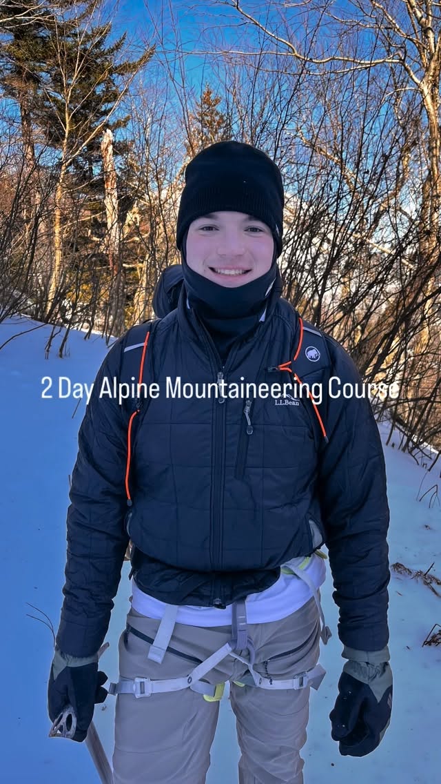 2 Day Introduction To Alpine Mountaineering:
Crampon skills
Ice Axe Skills
Climbing Skills
Rappelling 
Managing the Cold
Navigation
Building a trip plan 
Risk Management Concepts

Education is a pathway to higher rewards. Hire guides certified and trained for the terrain by @amga1979 or @ifmgaofficial. Ask to see their credentials. Protect your investment and support your local trained professionals.